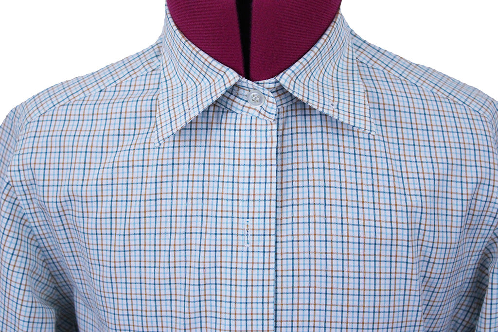 Shirt Becker Brothers Hunter, Aqua, and Gold Mini Box