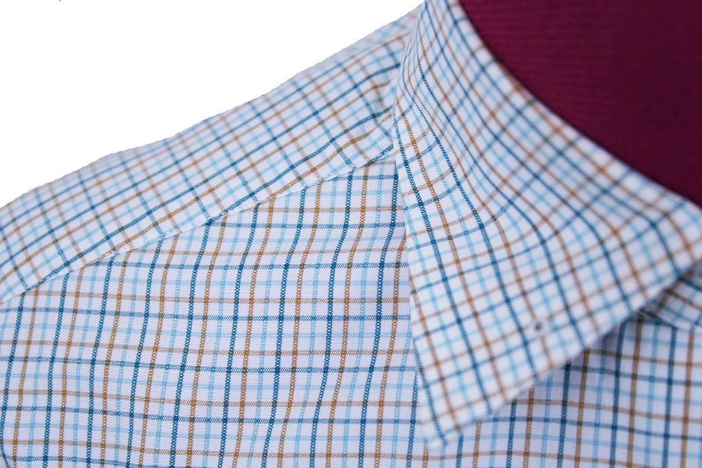 Shirt Becker Brothers Hunter, Aqua, and Gold Mini Box