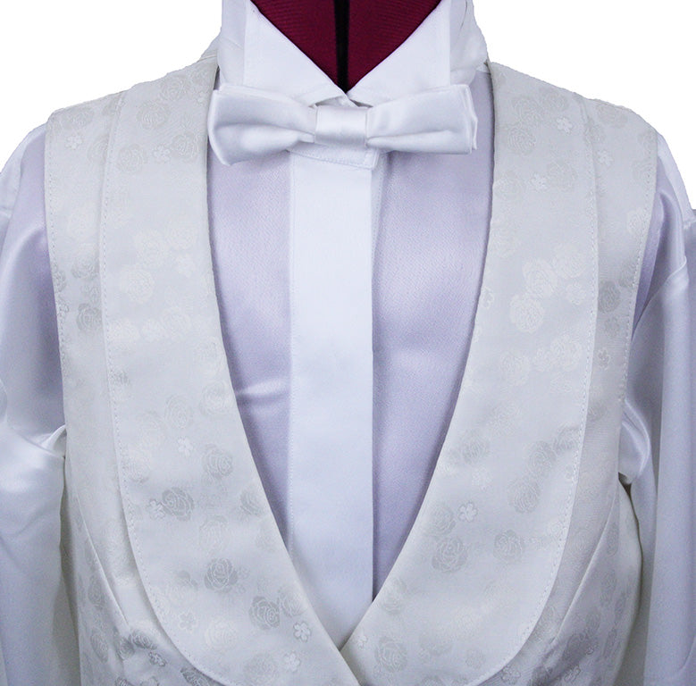 BRAND NEW! Show Season Cream Floral Paisley Brocade