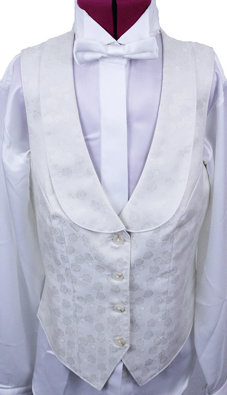 BRAND NEW! Show Season Cream Floral Paisley Brocade