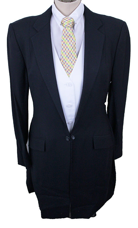 Day Suit Chavez Dark Navy Thin Herringbone with TWO Jods