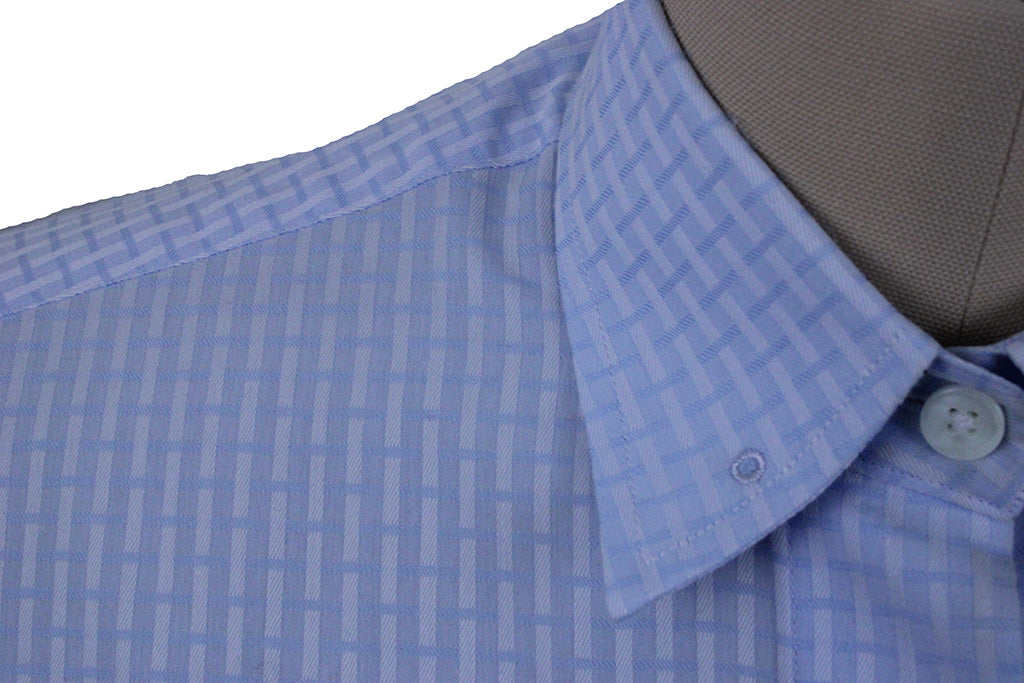 Shirt Issued By Ellie May Light Blue Geometric