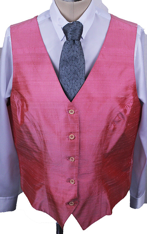 Vest Lakeshire Coral Duponi Silk