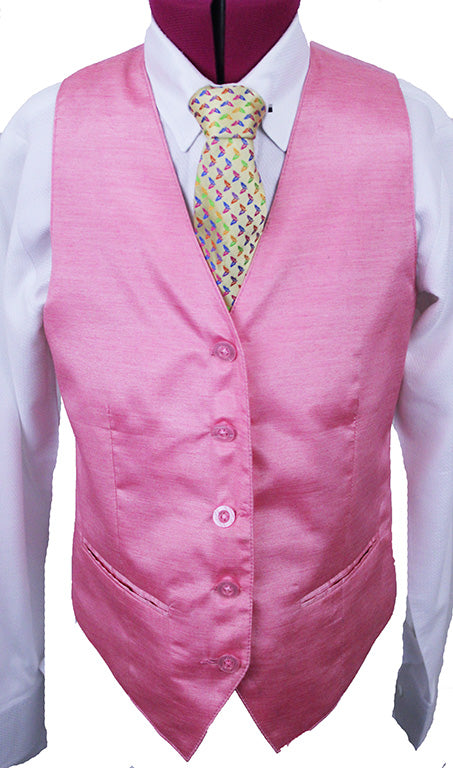 Vest Issued By Ellie May Pink Sateen