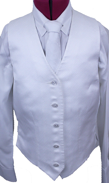 Vest Betty Berdine White Diamond Sheen