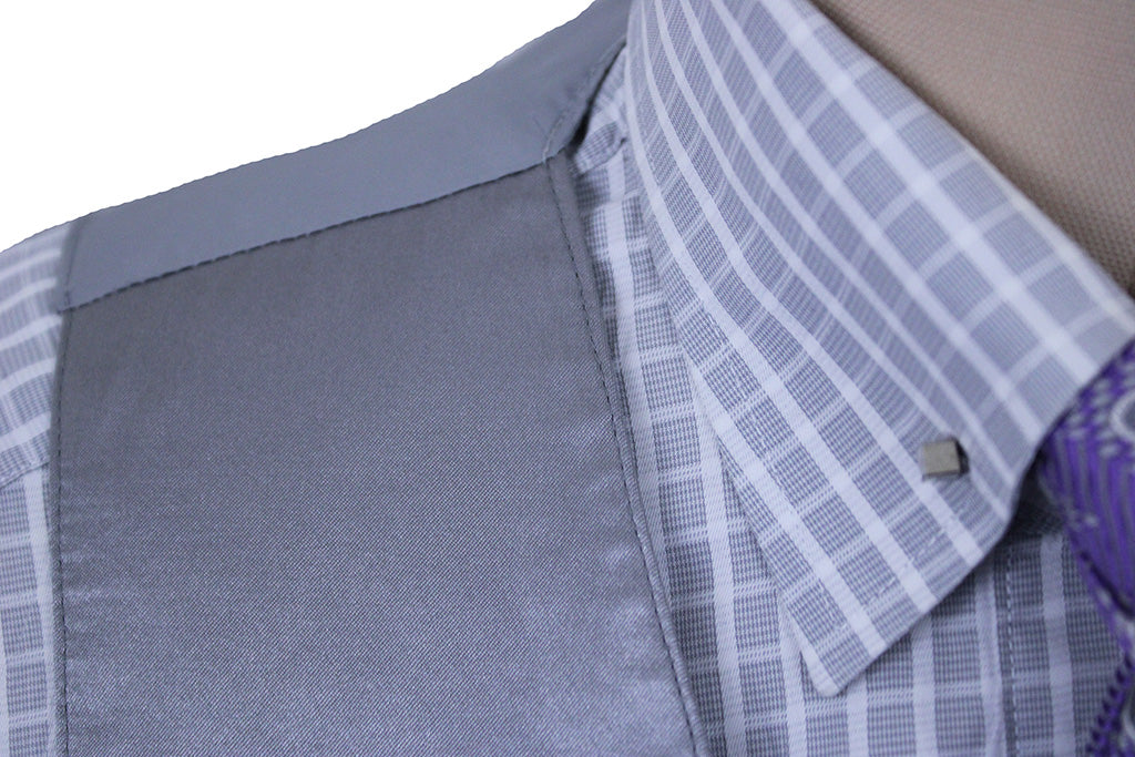 Vest Frierson Silver Satin