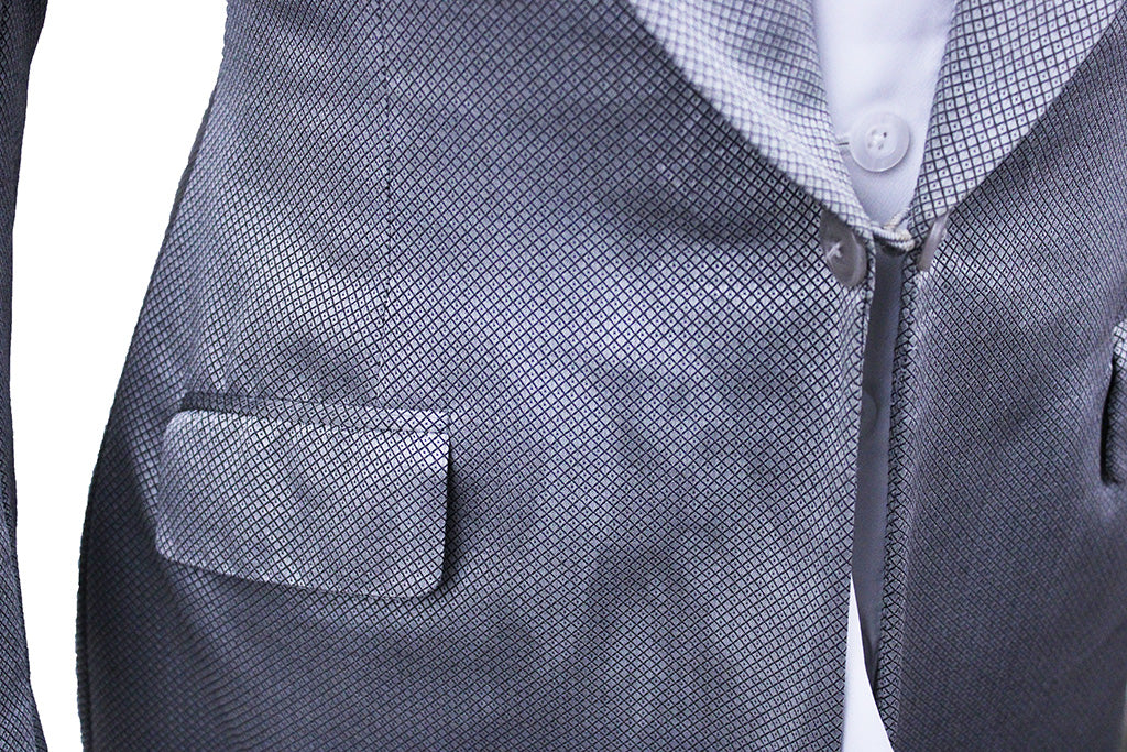 Day Coat Becker Brothers Silver Diamond Pattern