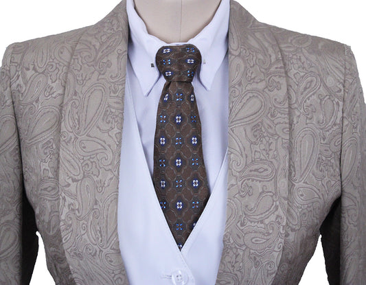 Day Coat Hawkewood Tan Paisley
