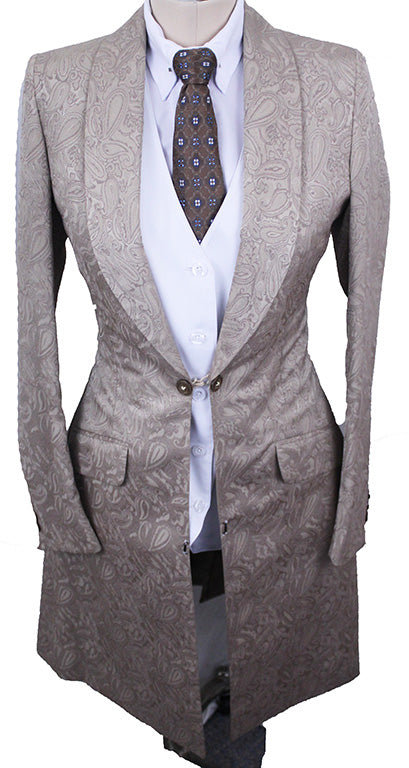 Day Coat Hawkewood Tan Paisley