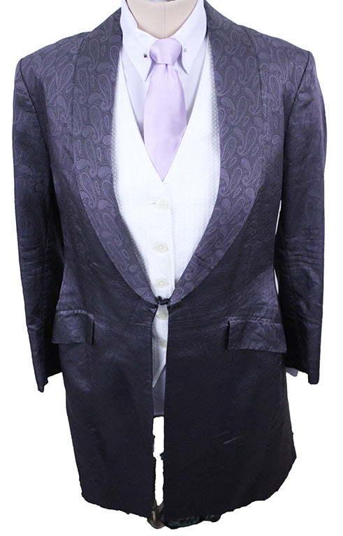Day Coat Alden's Purple Paisley Day Coat