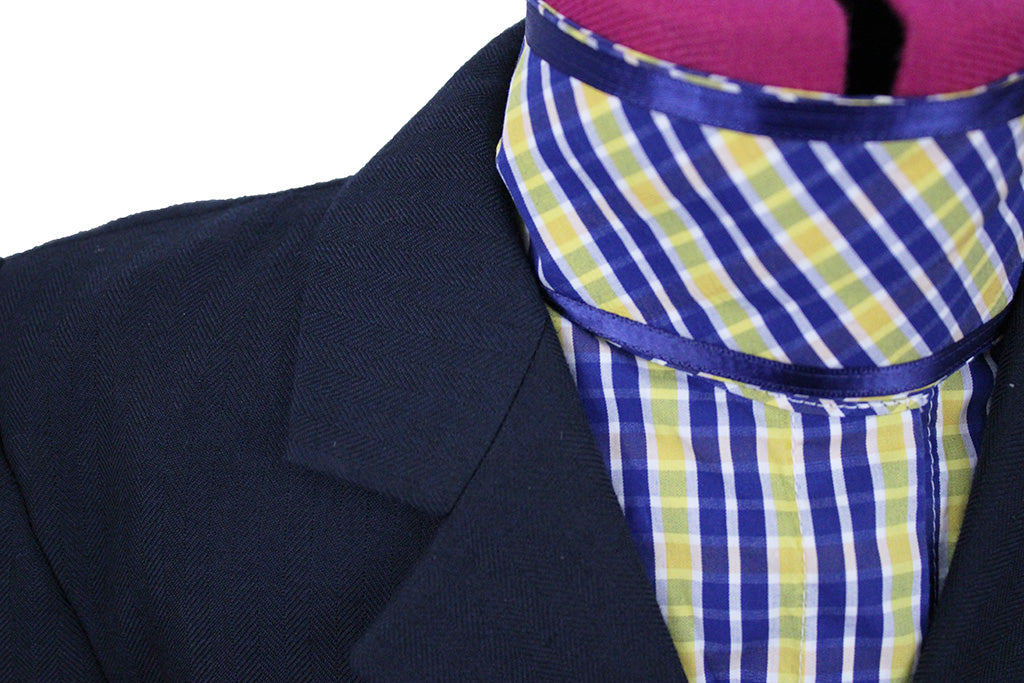 Hunt Coat Beaufort Navy Herringbone
