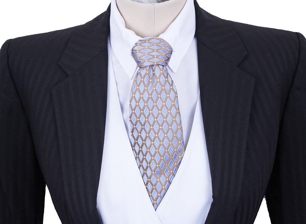 Day Suit Becker Brothers Brown Shadow Stripe with Rust Pinstripe