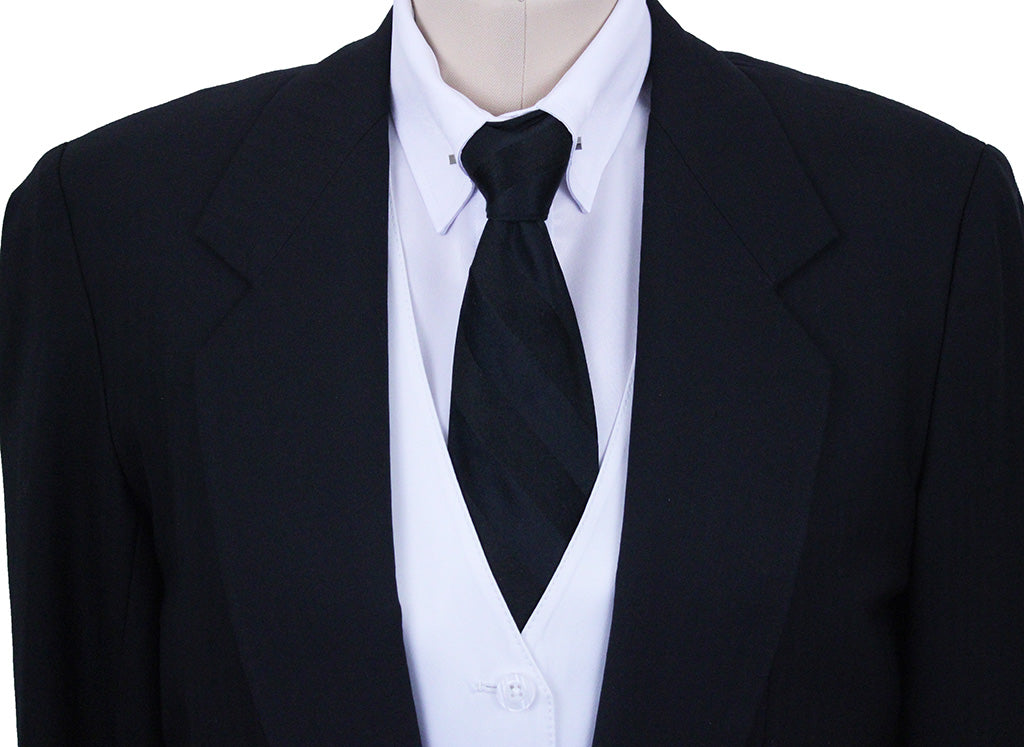 Day Suit Marsha DeArriaga Black Herringbone
