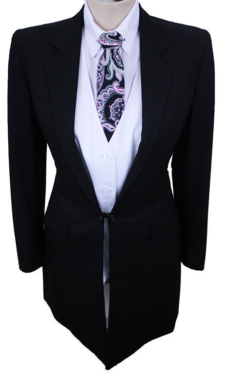 Day Suit Becker Brothers Black Sheen with TWO JODS