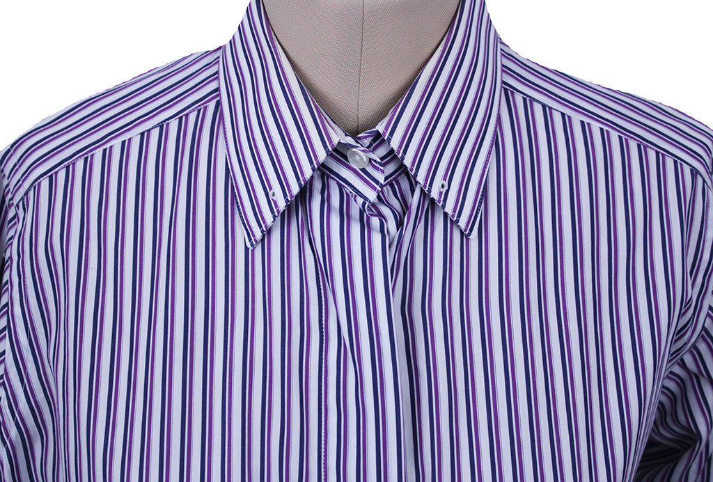 Shirt Chavez Purple Stripe
