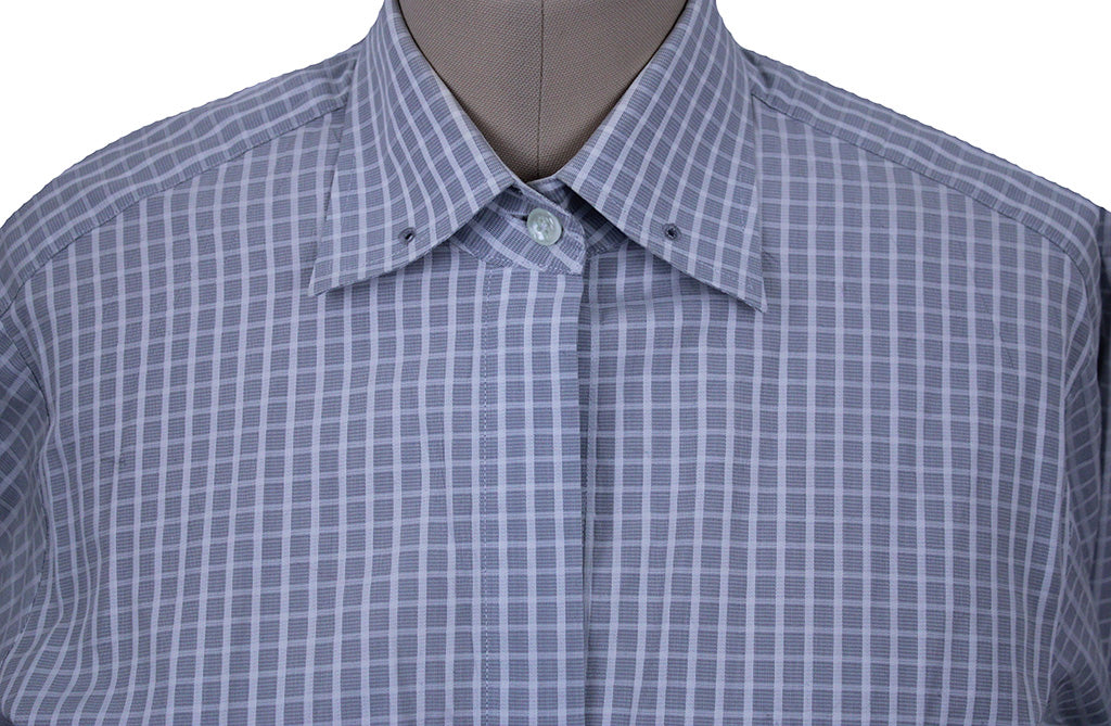 Shirt Issued By Ellie May Silver and White Box