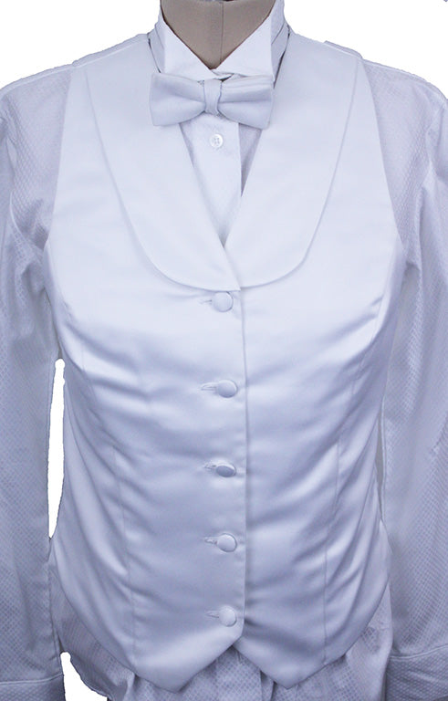 Formal Set Custom White Satin