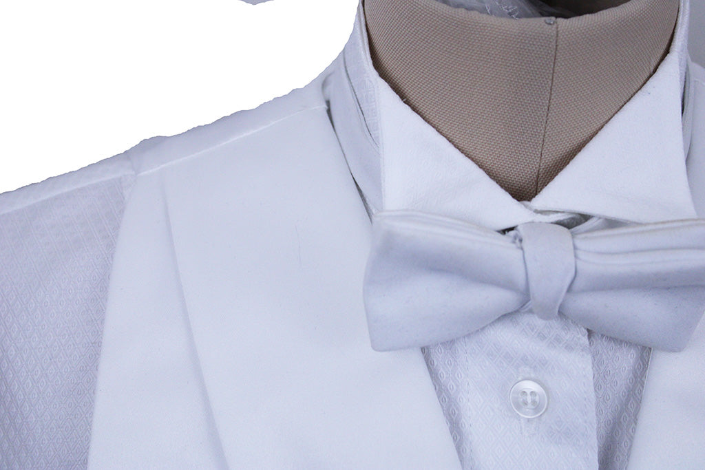 Formal Set Custom White Satin