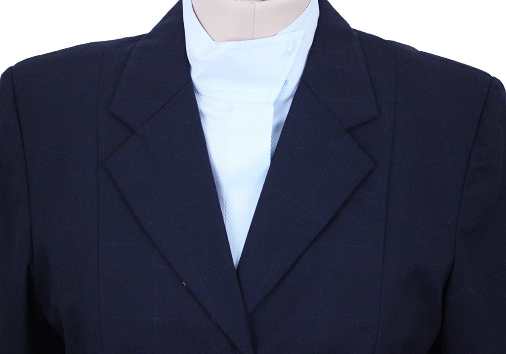 Hunt Coat Elite Navy with Blue Windowpane and Blue Shirt