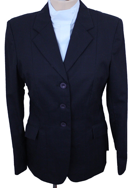 Hunt Coat Elite Navy with Blue Windowpane and Blue Shirt