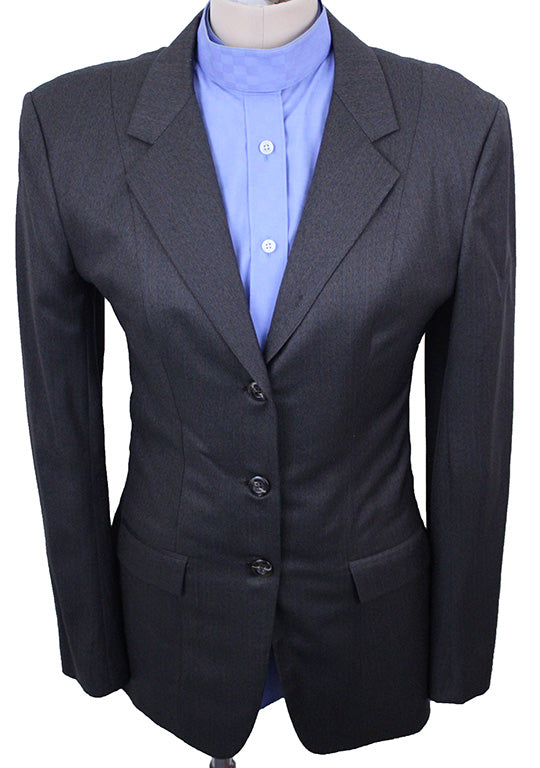Hunt Coat LeCheval Brown with Rust Pinstripe