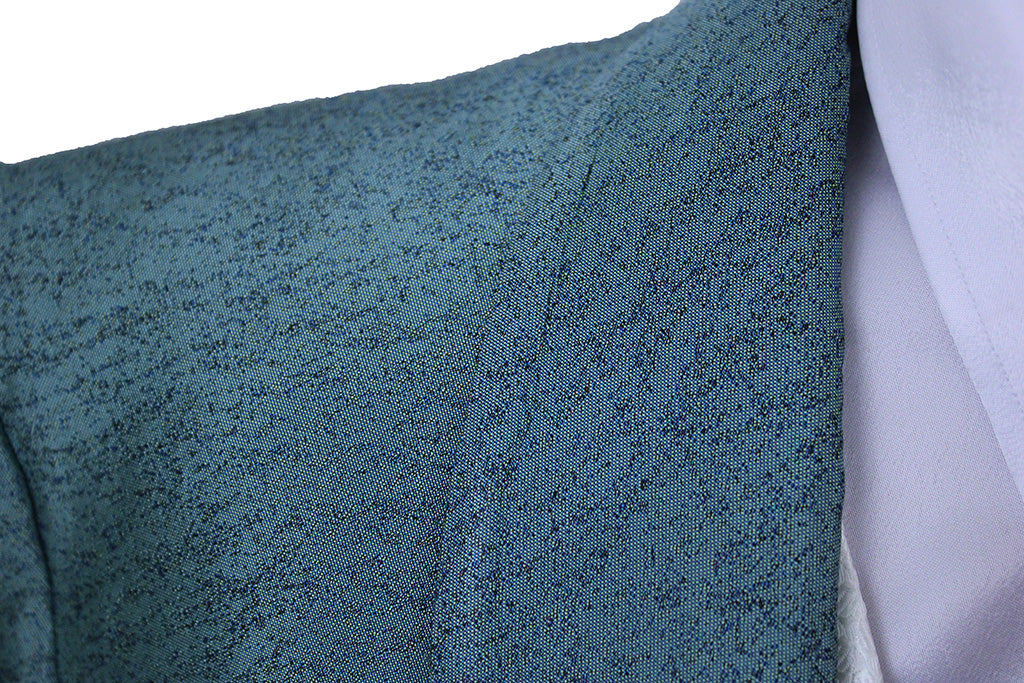 Day Coat Becker Brothers Teal Pebble Sheen
