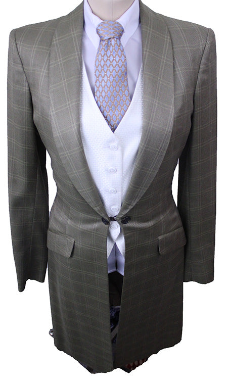 Day Coat Becker Brothers Gold Windowpane