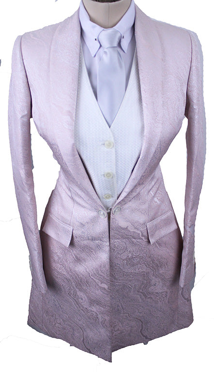 BRAND NEW! DK Ride Pink and Silver Shimmer Brocade