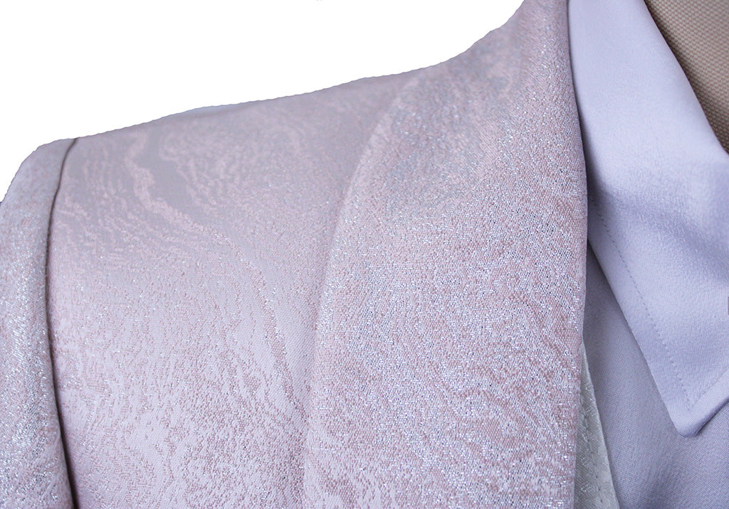 BRAND NEW! DK Ride Pink and Silver Shimmer Brocade