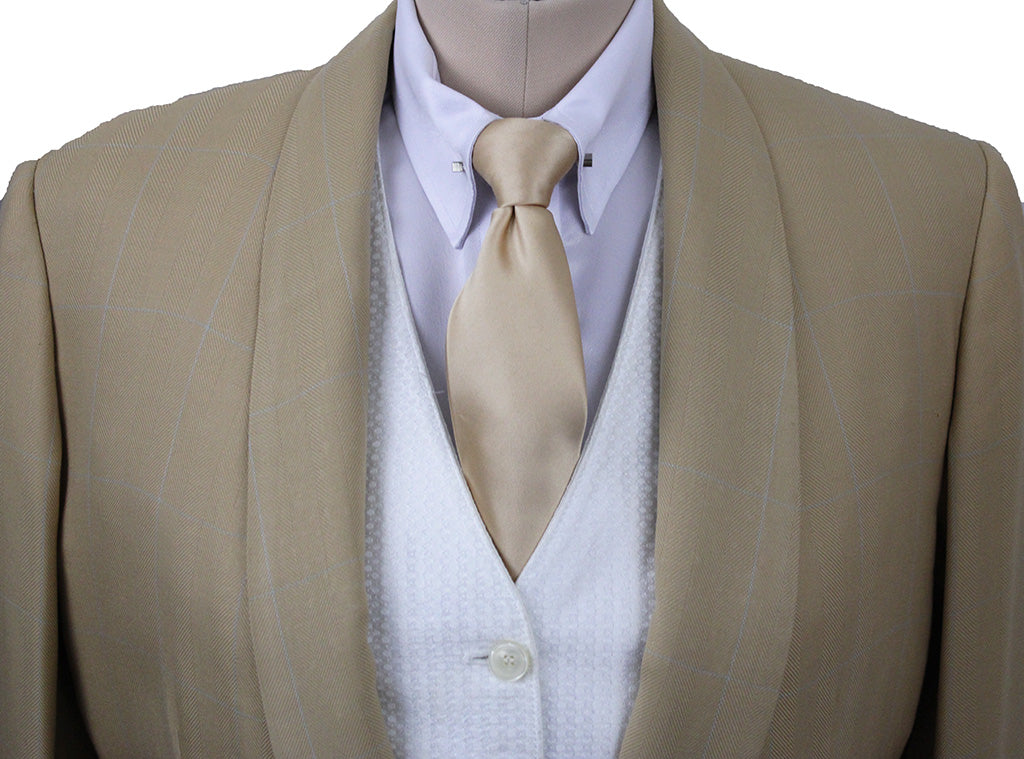 Day Coat Becker Brothers Marigold with Light Blue Windowpane