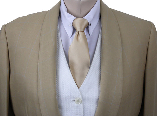 Day Coat Becker Brothers Marigold with Light Blue Windowpane