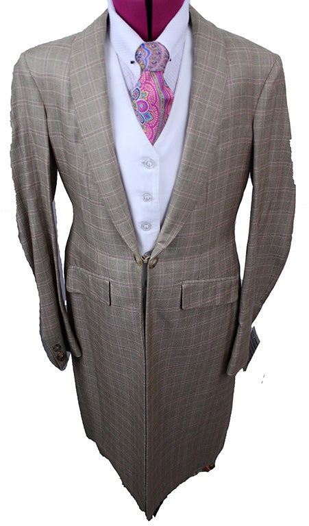 Day Coat Becker Brothers Gold Windowpane