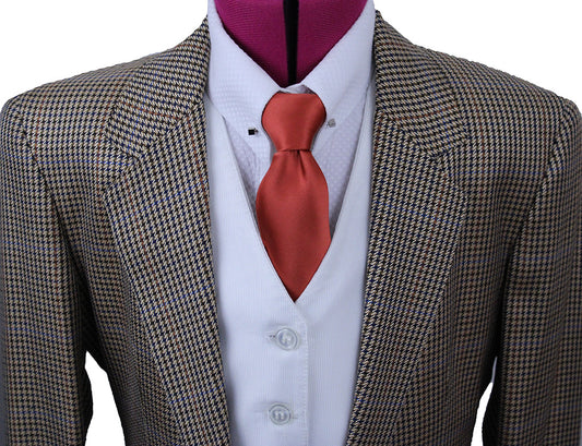 Day Coat LeCheval Gold Houndstooth