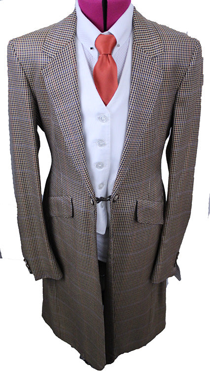Day Coat LeCheval Gold Houndstooth