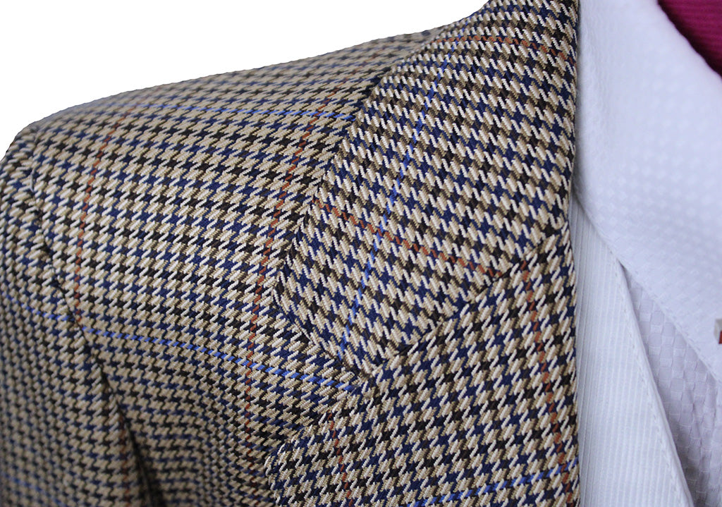 Day Coat LeCheval Gold Houndstooth