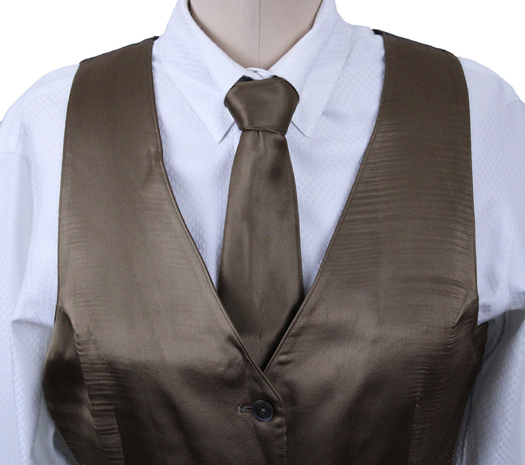 Vest DeRegnaucourt Bronze Satin