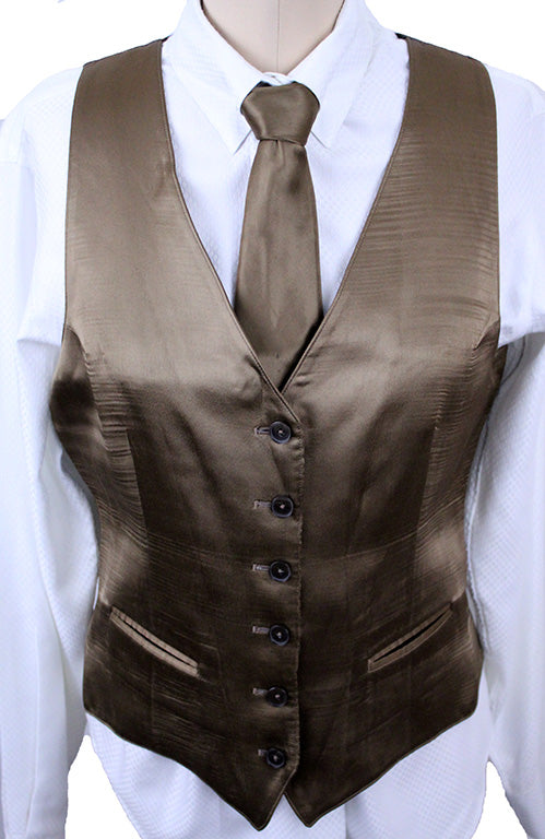Vest DeRegnaucourt Bronze Satin