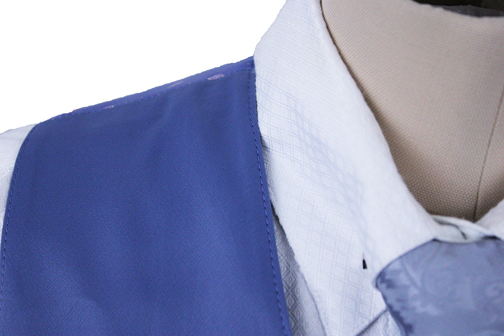 BRAND NEW! Issued By Ellie May Periwinkle Blue Satin