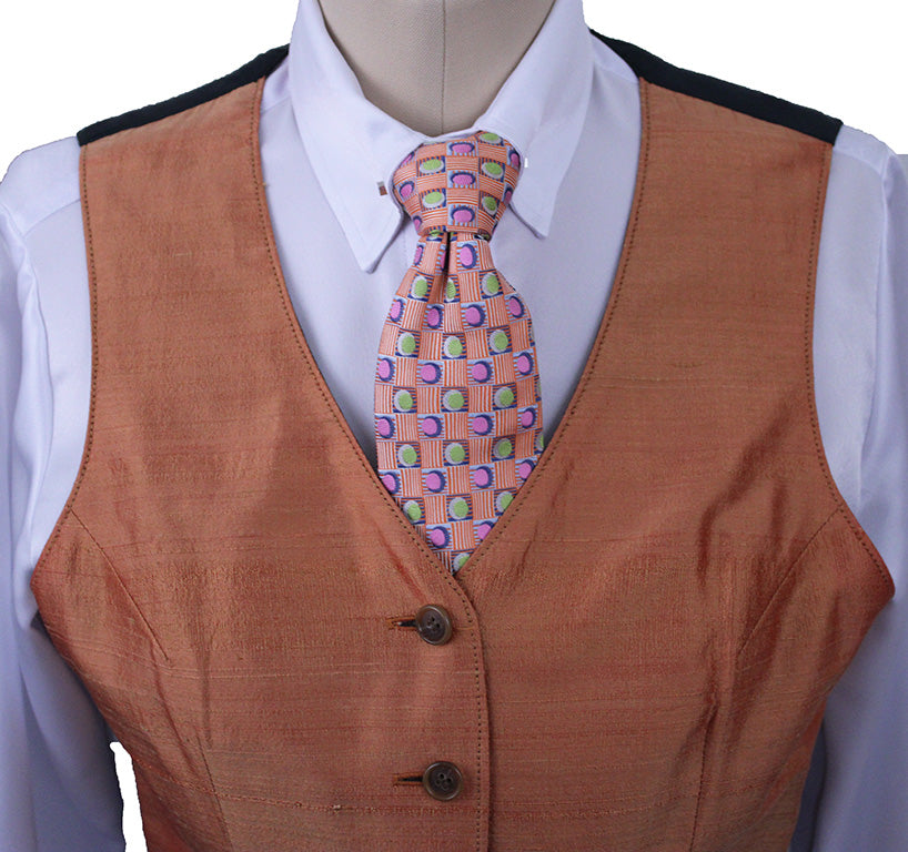 Vest Show Season Tangerine Silk