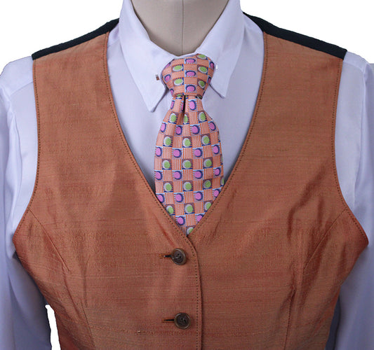 Vest Show Season Tangerine Silk
