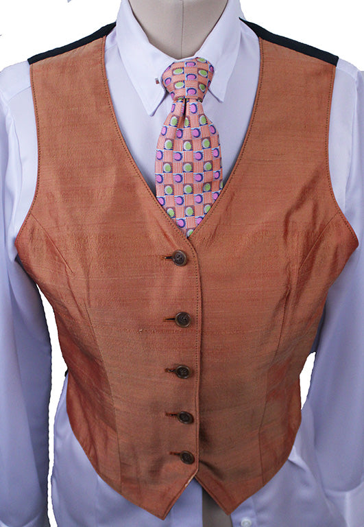 Vest Show Season Tangerine Silk
