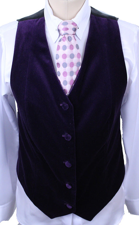 Vest Chavez Purple Suede