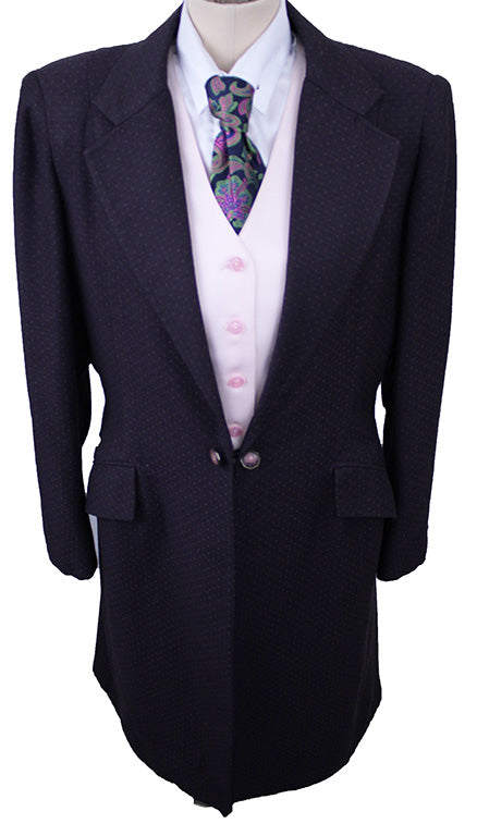 Day Suit Sophisitgaited Fashions Plum with Gold Fleck TWO jods