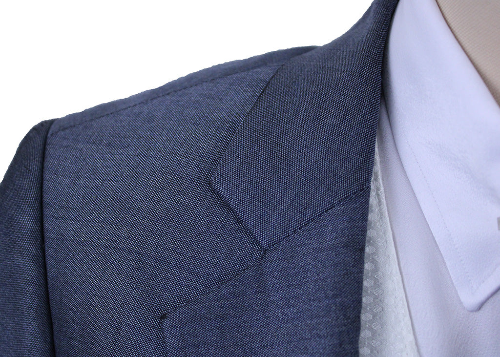 Day Suit DeRegnaucourt Slate Blue Sheen