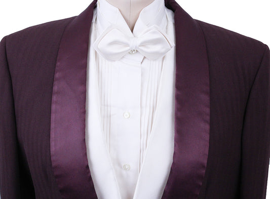 Formal Show Season Burgundy Shadow Stripe