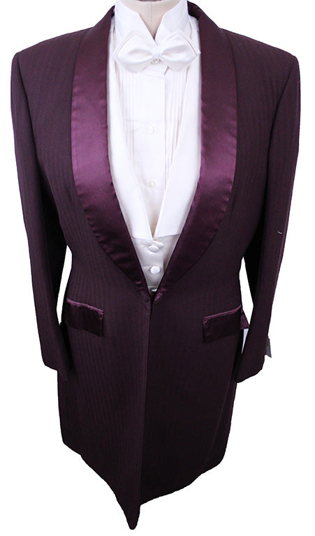 Formal Show Season Burgundy Shadow Stripe