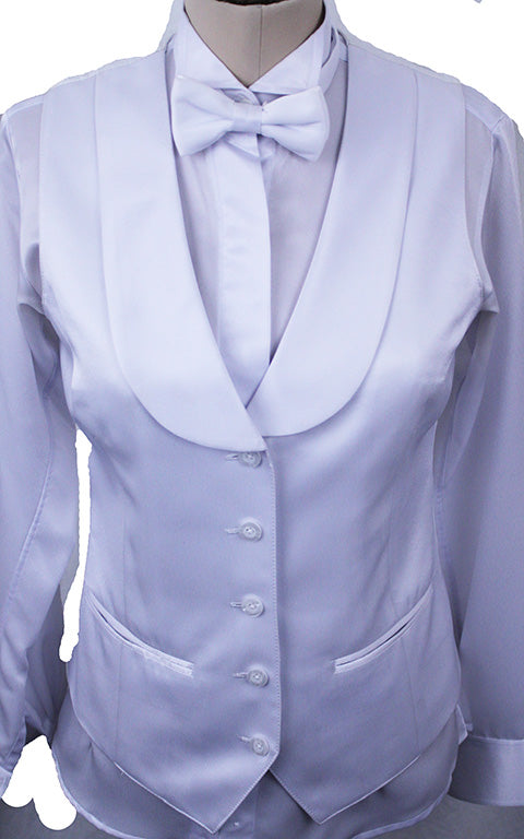 Formal Set Issued By Ellie May White Satin
