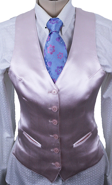 Vest DeRegnaucourt Pale Pink Satin