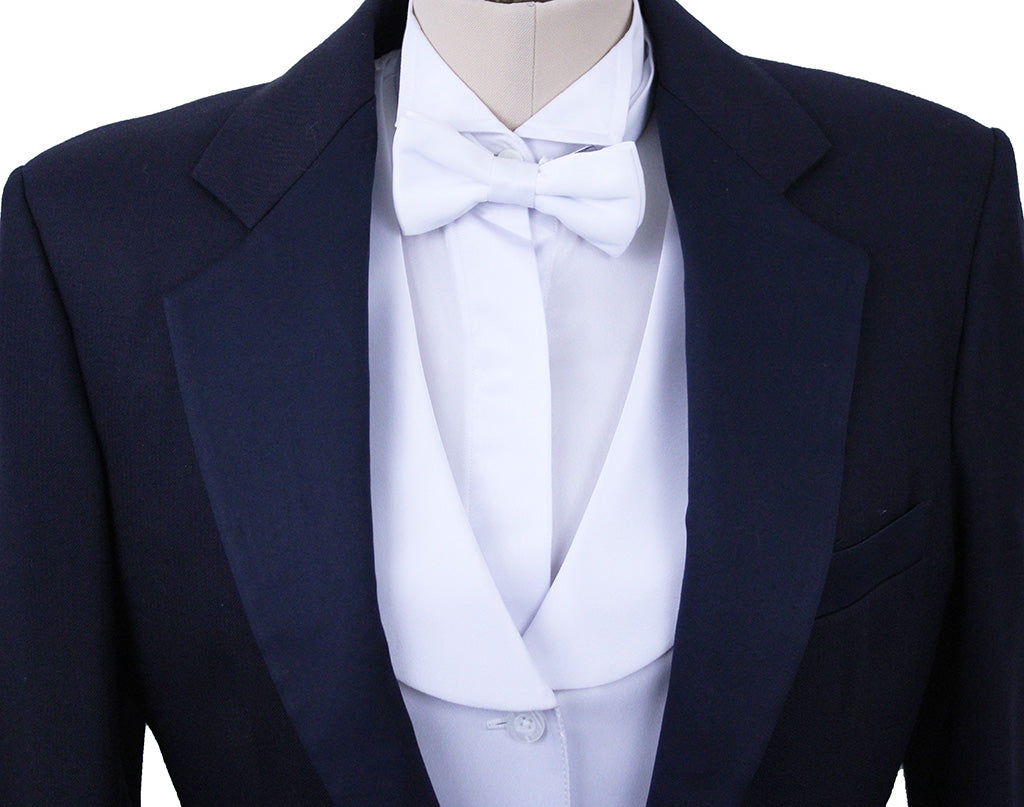 Men's Formal Show Season Navy Thin Herringbone