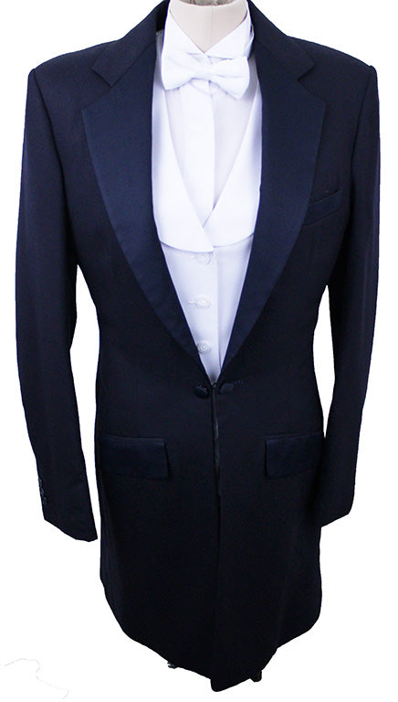 Men's Formal Show Season Navy Thin Herringbone